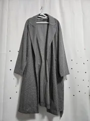 ザラ グレー ロング コート M