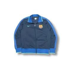 M NIKE FC バルセロナ トラック ジャケット ジャージ ネイビー