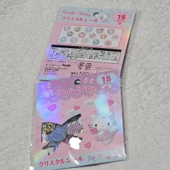 (新品 日本限定) ハローキティ クリスタルスステッカー 15p