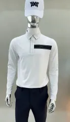 メンズ ゴルフウェア 白&グレー 現物