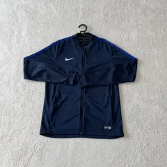 L NIKE ネイビー ジャージ ジップアップ ジャケット