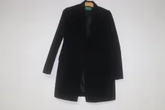 (55)A1509 ベネトン/ブラック ウールコート