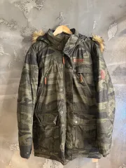 コロンビア カモフラ ダウン ジャケットL