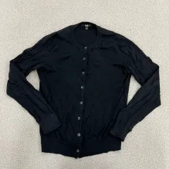 M ユニクロ コットン ニット カーディガン 0213M