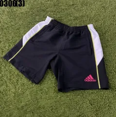 アディダス ブラック ハーフパンツ ピンク ロゴ 0306