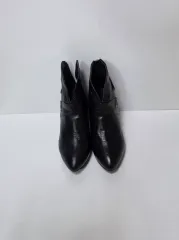 ブラック アンクル ブーツ ヒール 一回着用 230 サイズ