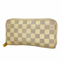 ルイ・ヴィトン(Louis Vuitton) ルイ・ヴィトン 長財布 ダミエ・アズール ジッピーウォレット N60019 ホワイトレディース
