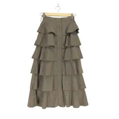 ファーファー furfur ティアードフリルスカート レディース  ONESIZE