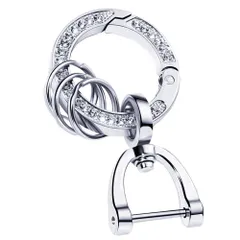 キーホルダー キーリング レディース キラキラ かわいい おしゃれ リング 車 スマートキー 家 自転車 鍵 新品