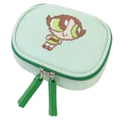 パワーパフガールズ ポーチ アクセサリーポーチ バターカップ ピクセルアート キャラクター