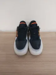 メンズ NIKE エアフォース1 タイプ ブラック ハイパー クリムゾン スニーカー (275)