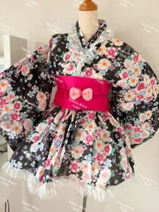 🎀🎀 ૮⸝⸝⸝⁰⃚⃙̴ ༝ ⁰⃚⃙̴⸝⸝⸝ྀིა🎀🎀ディズニーミニーちゃん浴衣ドレス大人ミニ