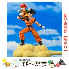 [bn:15]  【未開封】【訳あり】 S.H.Figuarts 孫悟空＆孫悟飯-幼年期-＆筋斗雲 ドラゴンボールZ◆新品Sa