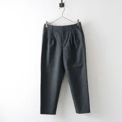 エヴァムエヴァ evam eva ウールタックパンツ 1＼グレー テーパード【2400014880250】