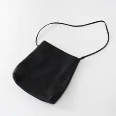 美品 エヴァムエヴァ evam eva レザーショルダーバッグ＼ブラック クロスボディ【2400014880311】のサムネイル