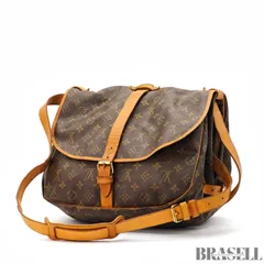 LOUIS VUITTON ソミュール35 M42254 バッグ ショルダーバッグ フラップ ブラウン レディース