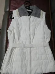 L Bean レディース 白 ダウン ベスト