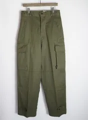 希少 60s FRENCH ARMY M47 HBT カーゴ パンツ 後期 ビンテージ 60年代 フランス軍 ミリタリー パンツ ヴィンテージ サイズ31 緑1341Q♪