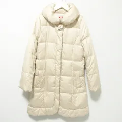 美品 Apuweiser-riche アプワイザーリッシェ ボリュームカラー ロングダウンコート 1 ベージュ レディース 古着 中古 USEDのサムネイル