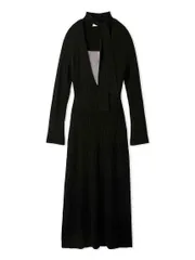 新品 [スナイデル] チョーカーディティールタイトニットワンピース SWNO245067 レディース BLK Free Size