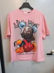 ピンク 半袖 Tシャツ Free!