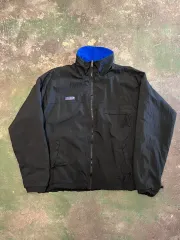 90's L コロンビア ヴィンテージ ブラック フリース ライニング ジャケット