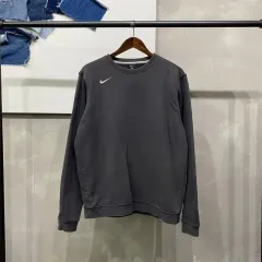 (105) ナイキ カジュアル ストリート スウッシュ 刺繍 起毛 スウェット 長袖 Tシャツ