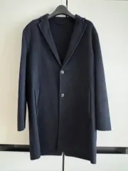 ザラ (ZARA) ネイビー コート