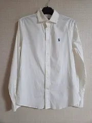 ポロラルフローレン 白 シャツ