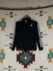 アディダス 黒白 ジャージ S