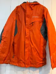 コロンビア オレンジ色 ウィンドブレーカー