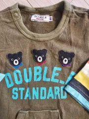 ミッキーハウス ダブルビー ロンパースーツ オールインワン 80