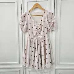 SNIDEL(スナイデル) ドット パフ ワンピース