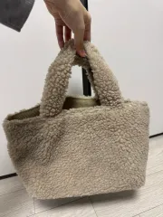 ボア トートバッグ