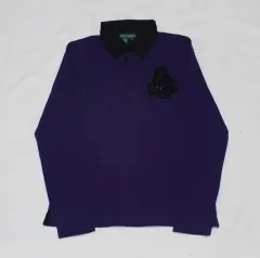 ラルフローレン レディース 90 長袖Tシャツ かっこいいパッチ 少ない使用/E02