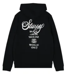 L STUSSY ステューシー ワールドツアー WHO フード ブラック