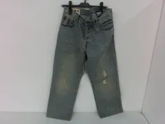 【TAKA71-64】◇Abercrombie&Fitch アバクロンビーアンドフィッチ ダメージデザインデニム ジーンズ ヴィンテージ ライトブルー