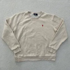 実寸確認 POLO RALPH LAUREN(ポロラルフローレン) 起毛 スウェット 0304M