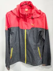 プーマ PUMA ウィメンズ ウィンドブレーカー ジャケット ピンク/グレー ユニセックス m