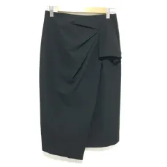 アシンメトリー ロング スカート 55_S0669