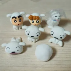 3 5) クレヨンしんちゃん シロ フロッキー フルセット