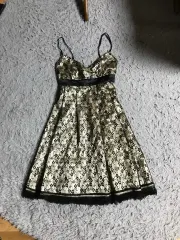 日本 ヴィンテージ レイ キャミソール シルク ミニ ONE PIECE