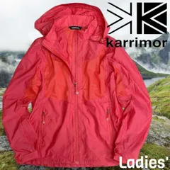 Karrimor カリマー 撥水 軽量 メッシュ切替 フード付 ジップアップ ウィンドブレーカー マウンテンパーカー ジャケット トレッキング 登山 キャンプ アウトドア スポーツ レディース レッド 1KAJPM5504CR1▲010▼00811k07