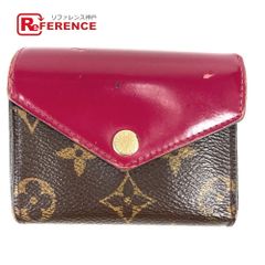 LOUIS VUITTON 三つ折り財布 ブラウン/バーガンディ - メルカリ
