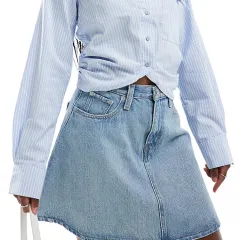 タグのない新品リーバイス ミニ フリル デニム スカート トーテム コス ザラ シエ