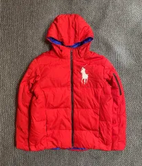 ポロ ラルフローレン ビックポニー フード ダウン L