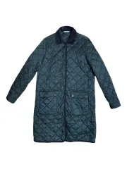 717 BARBOUR バブアー キルティング レディース ロング ジャケット (L)