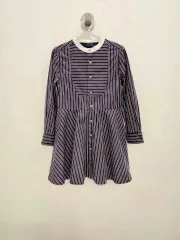 ポロ ラルフローレン 女の子 ストライプ ONE PIECE 12歳 (ほぼ新品)