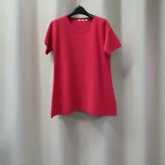 ユニクロ ウール100 半袖ニット