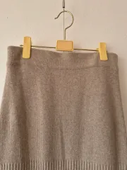 レディース ベージュ ジニ ロング丈スカート FREE